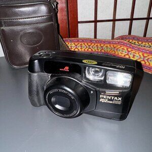 Pentax IQZoom 900 35mm Point & Shoot Camera Bag Case Not Tested FLAWS